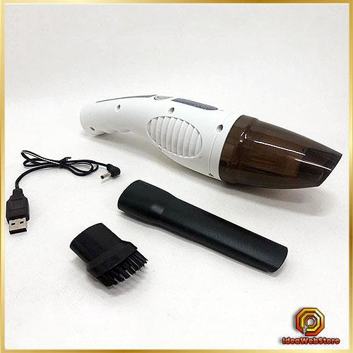 Бездротовий автомобільний пилосос на акумуляторі портативний компактний для авто Car Vacuum Київ - фото 1