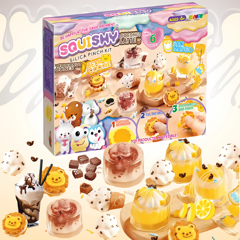 Набор для изготовления сквишей-антистресов таба лапок,детский набор для творчества 