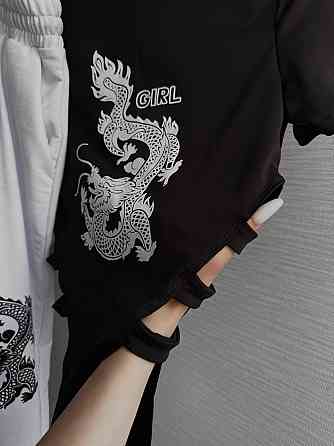 Женский прогулочный костюм двойка: боди + штаны двунить + микродайвинг 46/48 Одесса