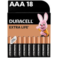 Батарейка Duracell AAA лужні 18 шт. в упаковці (5000394107557 / 81546741) Киев - изображение 1