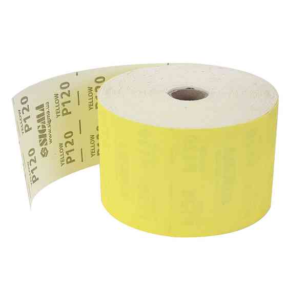 Шлифовальная бумага рулон 115мм×50м P120 SIGMA (9114271) Ровно