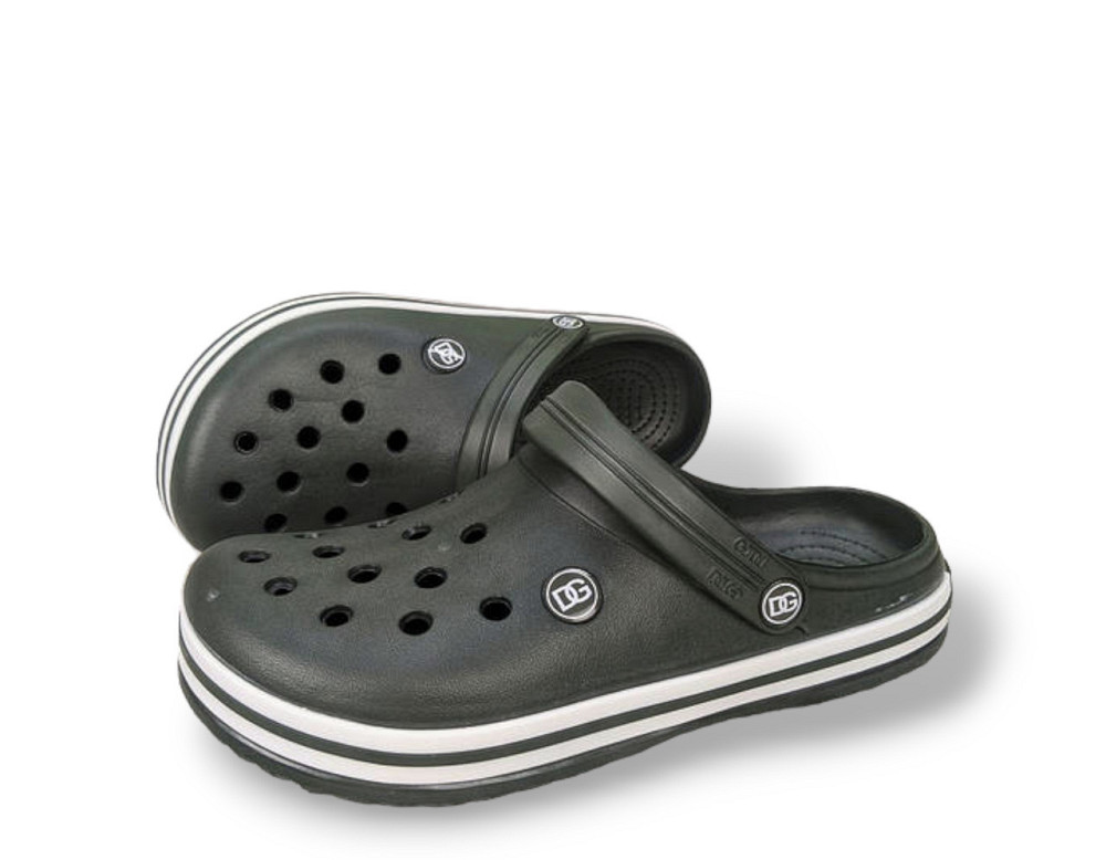 Крокси чоловічі чорні сабо великими дірками crocs чоловічі літні гумові ляпанці медичні Одеса - фото 5