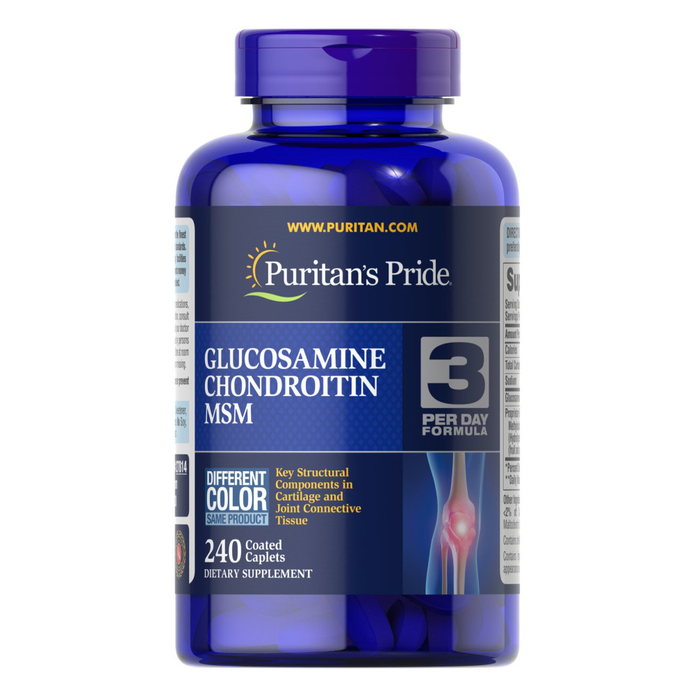 Glucosamine Chondroitin MSM Double Strength - 240 Caplets Киев - изображение 1