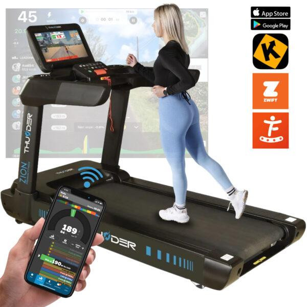 Беговая дорожка электрическая THUNDER ZION-TFT-BLACK Киев - изображение 5