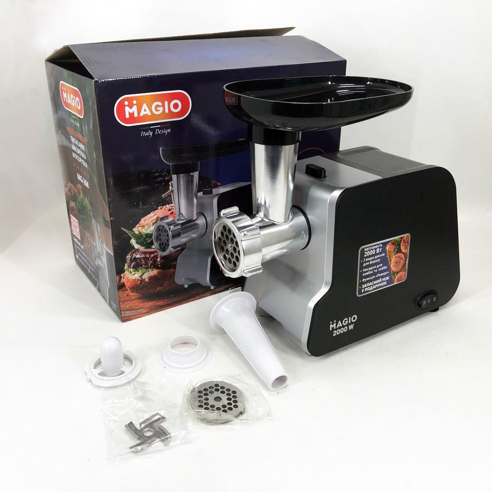 М'ясорубка для сосисок Magio, М'ясорубки шнекові М'ясорубка для домашнього приготування 'яса QX-77 Львів - фото 15