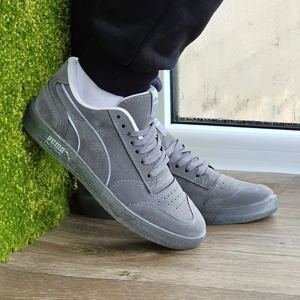 Кроссовки Мужские Puma Серые Замшевые Пума (размеры: 41,43) Днепр - изображение 2