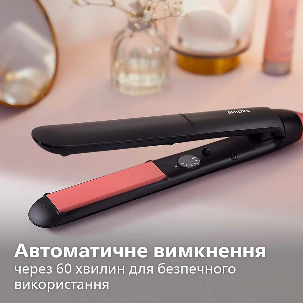 Праска (Випрямляч) для волосся Philips BHS376/00 чорний з рожевим Харьков - изображение 10