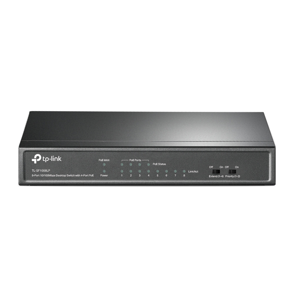 PoE-комутатор TP-Link TL-SF1008LP 8-портовий з 4 PoE-портами некерований Киев - изображение 1