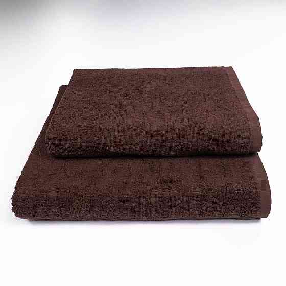 Набір махрових рушників 2шт GM Textile 50х90см, 70х140см 400г/м2 (Коричневий) Суми