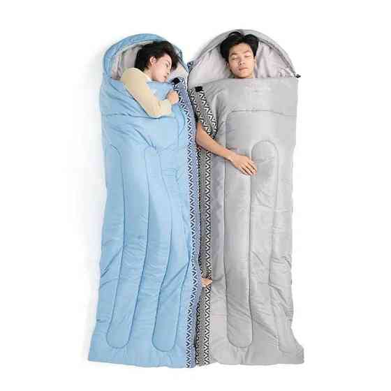 Спальник з капюшоном Naturehike L250 NH21MSD07, (9°C), лівий, сірий Київ