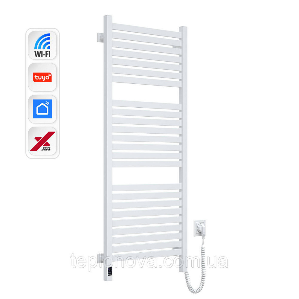Електрична сушарка для рушників NAVIN Авангард X 480х1200 Sensor з WI-FI правобічна, біла Чернівці - фото 3
