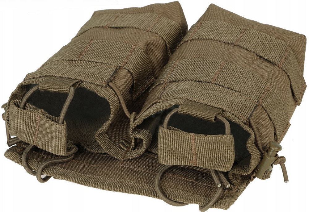 Тактический двойной Подсумок под магазины АК/М4/М16 с системой Molle Mil-Tec от Sturm (13497019) Coyote Нововолынск - изображение 6