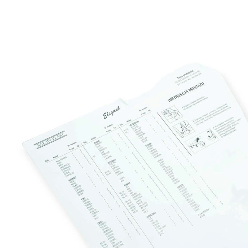 Бризговик №2 зад. rezaw-plast (блістер) під Мукачево - фото 1