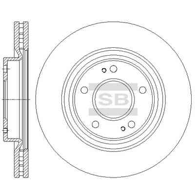 Тормозной диск HI-Q SD4336 Винница