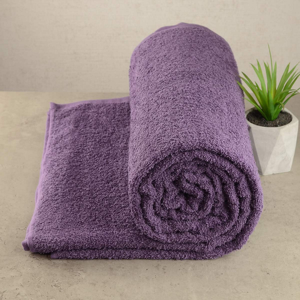 Простирадло махрове GM TEXTILE 150х200см 400г/м2 (Бузковий) Суми - фото 1