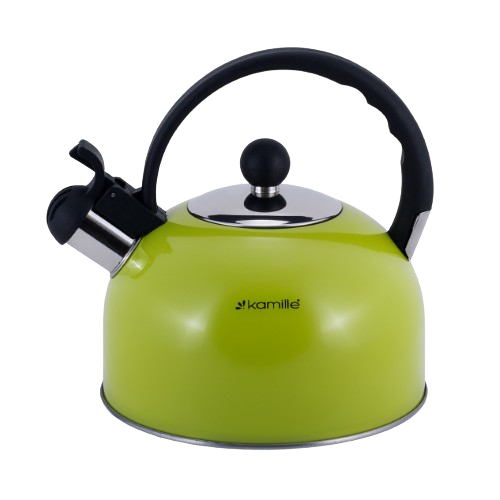 Чайник 2,5л зі свистком (салатовий,кавовий,беж) 0679A KAMILLE Житомир - изображение 2