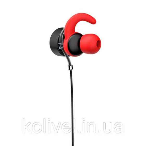 Навушники з мікрофоном HP DHE-7004 (ігрова мобільна гарнітура) Red (DHE-7004RD) Київ