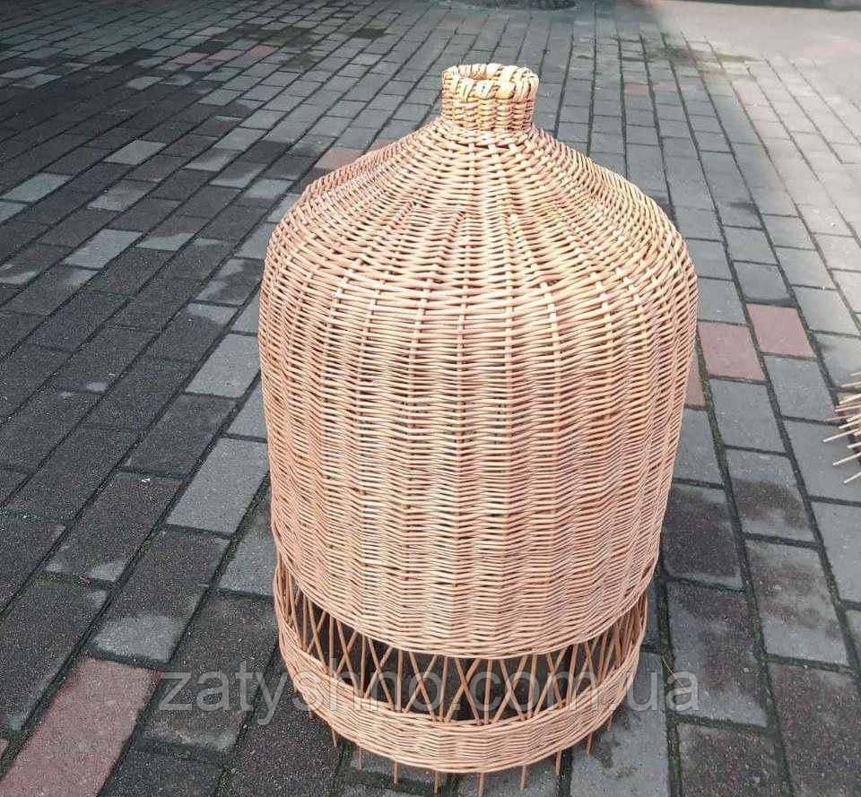 Світильник плетений з палицями знизу Київ - фото 5