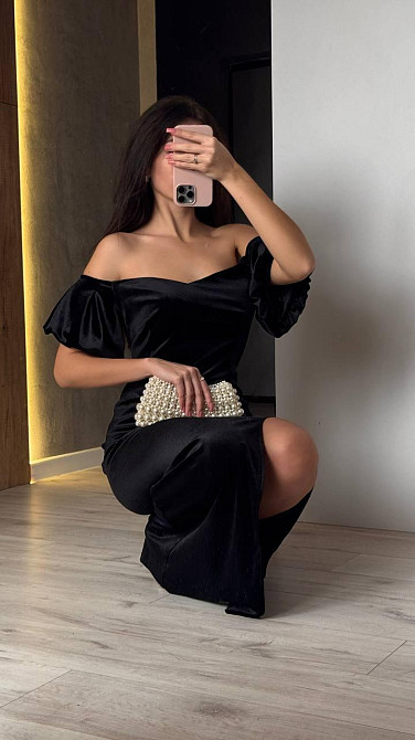 Женское бархатное платье Одесса - изображение 3