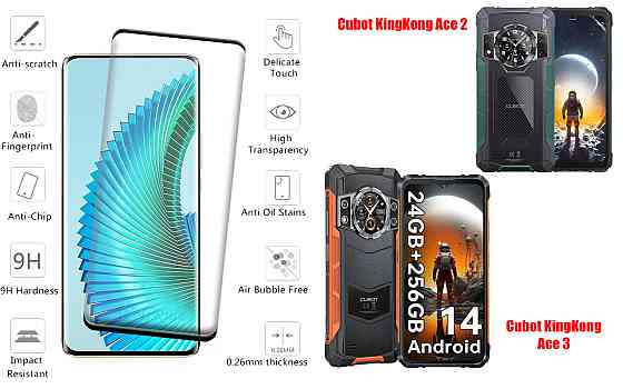 Захисне скло HyperGlass Pro для Cubot KingKong Ace 2, KingKong Ace 3 – максимальна чутливість та захист Київ