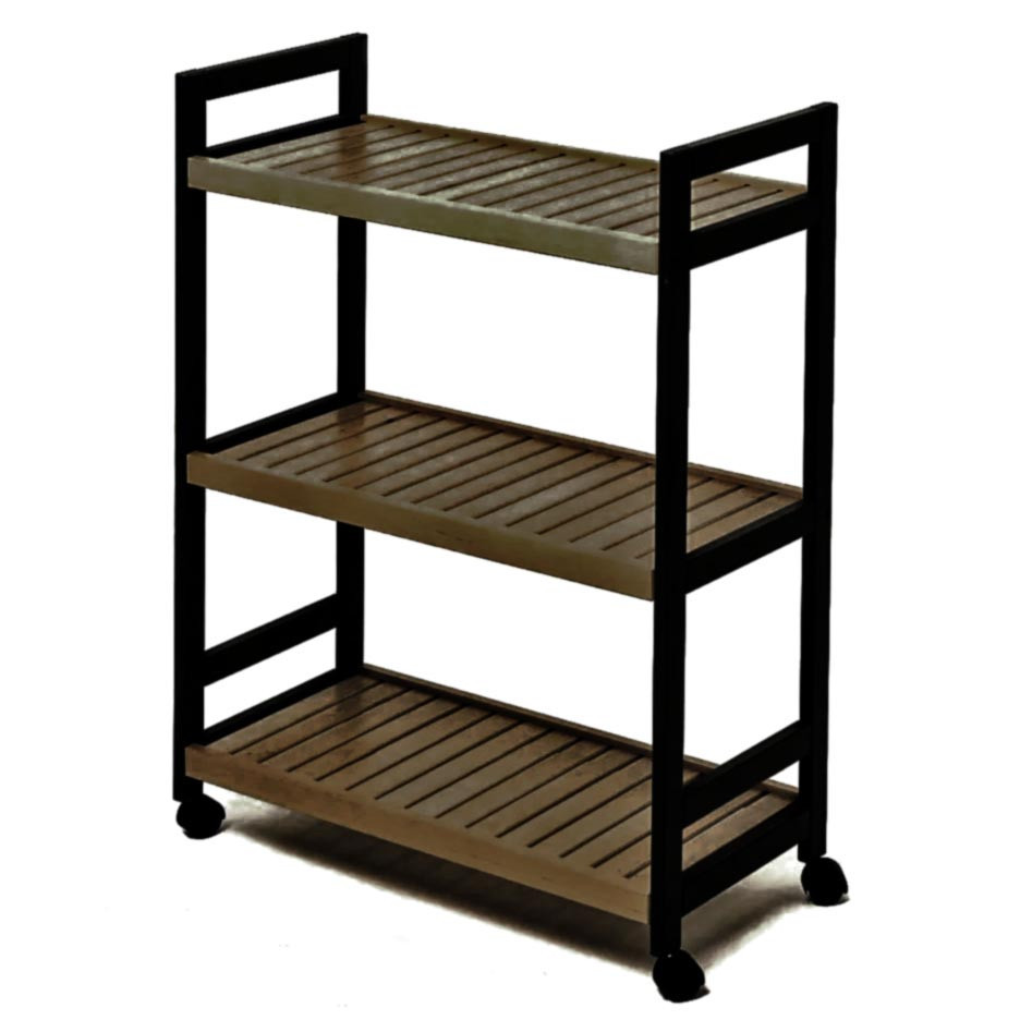 Этажерка для ванной на колёсиках 