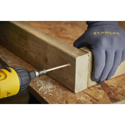 Набор бит Stanley FatMax, Pozidriv, Pz1, Pz2, Pz3, L= 50 мм, 10 шт, кейс (STA88565) Винница - изображение 3