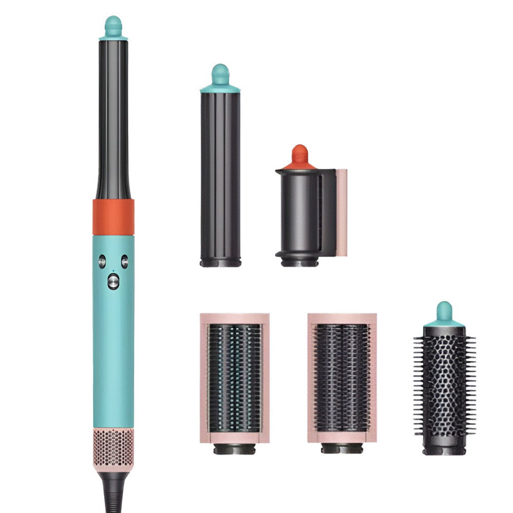 Мультистайлер для волос Airwrap с 6 насадками, голубой Киев - изображение 7