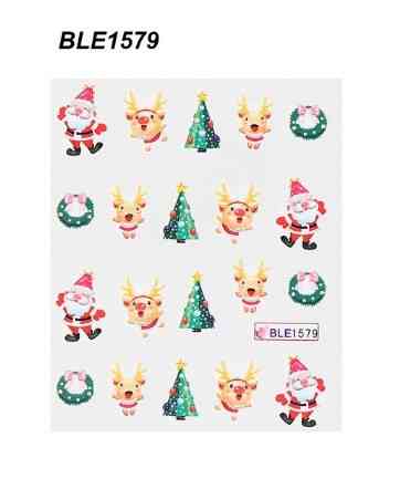 Новогодние наклейки на ногти Киев