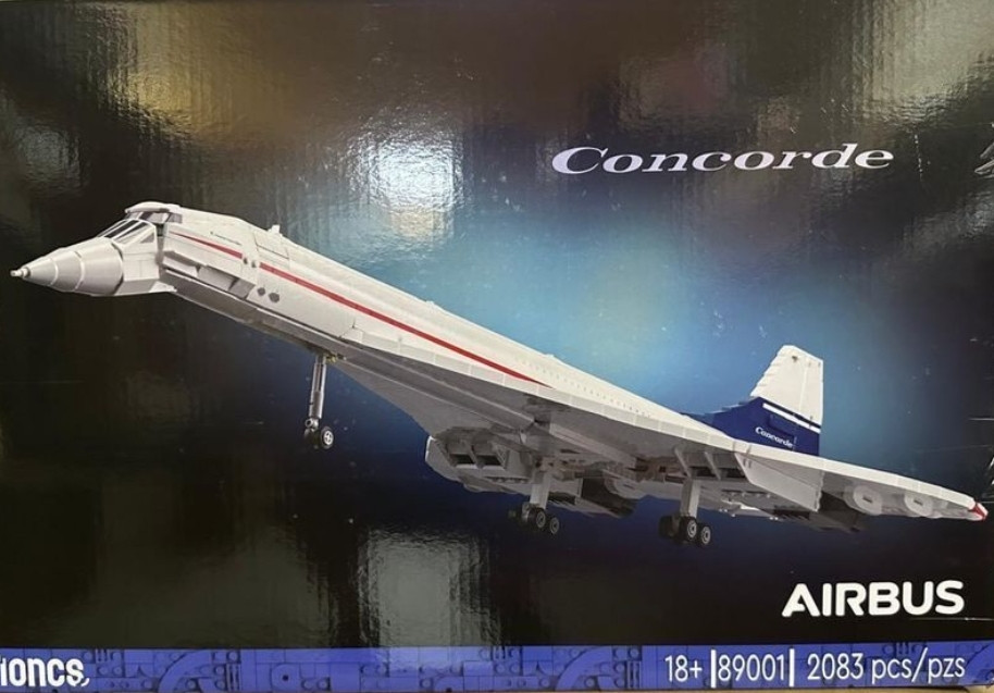 КОЛЬОРОВА КОРОБКА‼️ Concorde AIRBUS сумісний з Лего 2083д(Код 1121) Харків - фото 6