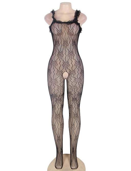 Комбинезон ажурный с открытым доступом Star Night черный, XS-M Sex Aura Киев - изображение 4