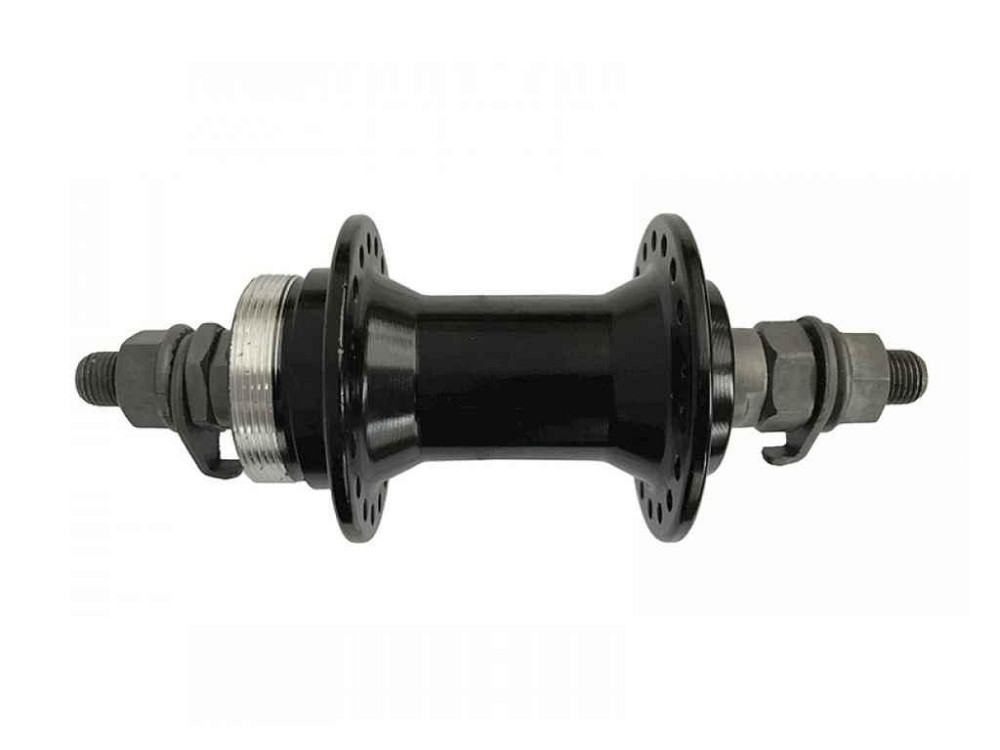 Втулка передня алюмінієва на промпідшипнику (Disc-Brake) Black HB209FB ТМ KELB.BIKE Solmir Київ - фото 1