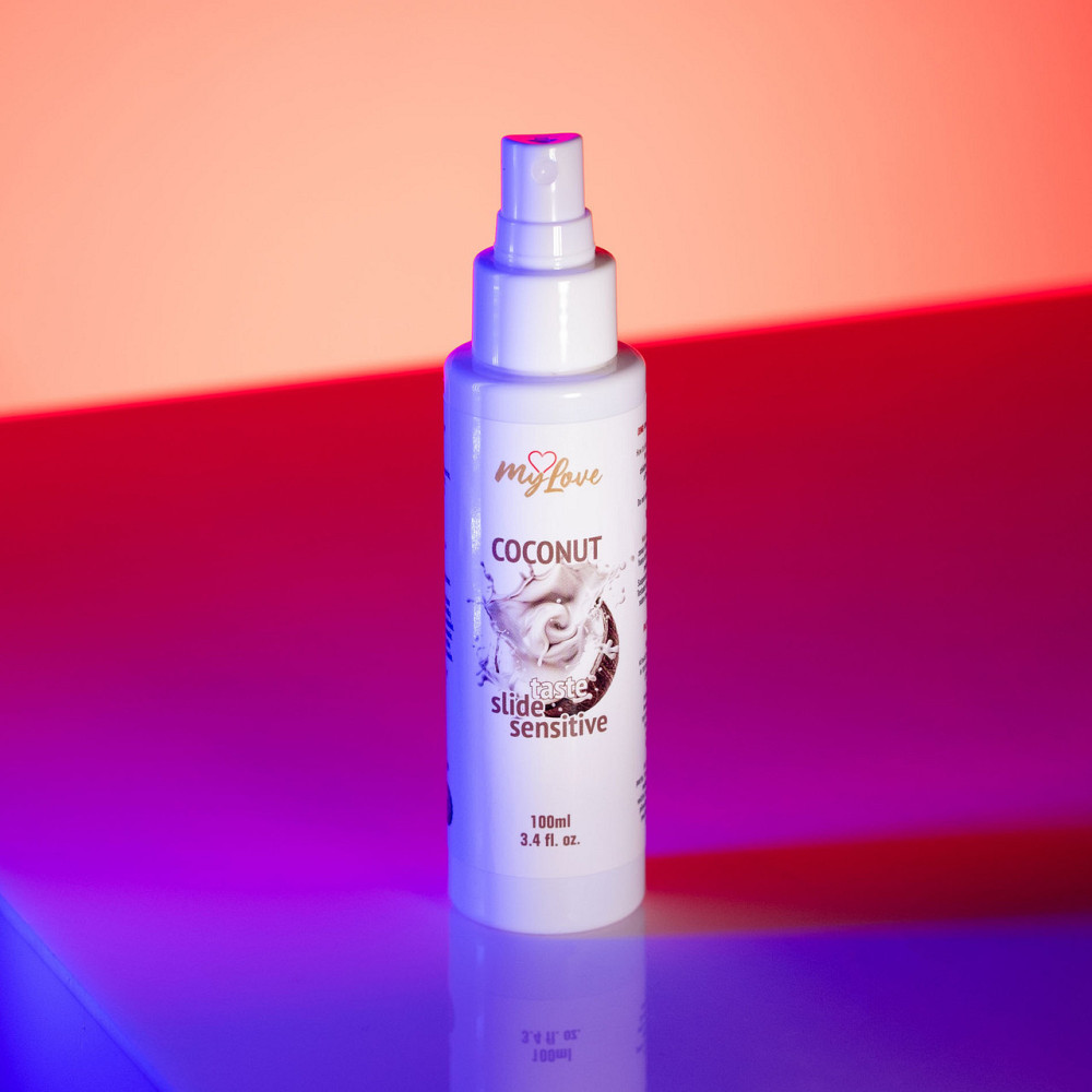 Інтимний гель-лубрикант - MyLove Taste Slide Sensitive Coconut, 100 мл Sex Aura Київ - фото 2