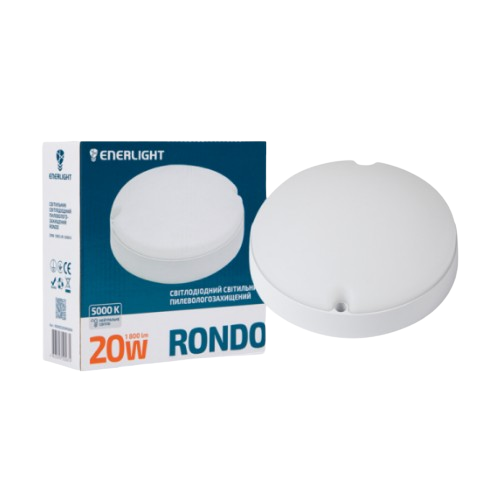 LED Світильник 20W 5000К RONDO20SMD80N Enerlight Житомир