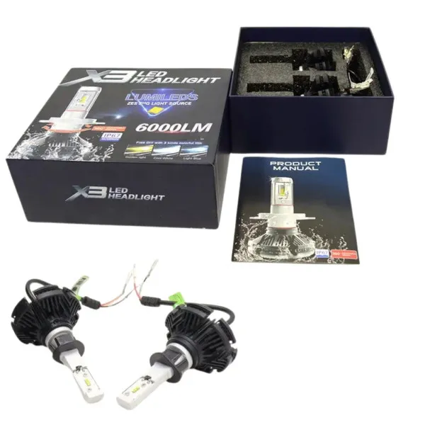 Автомобильные Led-лампы X3-H1 HeadLight (2 шт.) Винница - изображение 4