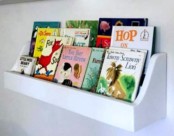 Настенная книжная полка 