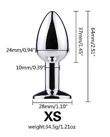 Анальна пробка з хвостом SKN-L11 ( розмір XS ) Sex Aura Київ