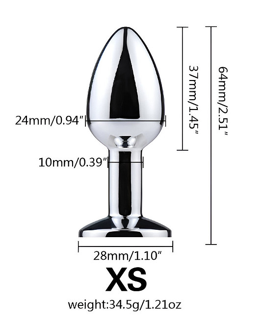 Анальна пробка з хвостом SKN-L11 ( розмір XS ) Sex Aura Київ - фото 2