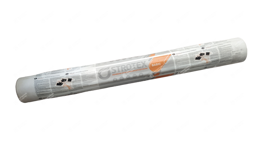 Кровельная супердиффузионная мембрана  Strotex Basic 1300 Стротекс Бейсик Львов - изображение 2