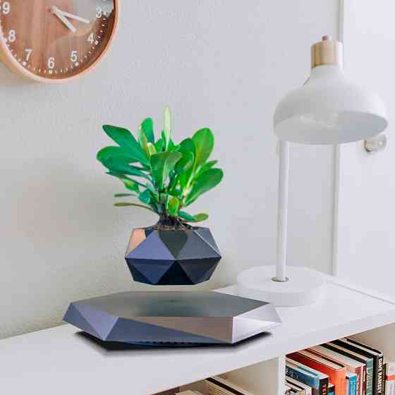 Магнітний левітаційний горщик для рослин HCNT Magnetic Levitating Pot M10-PZ1 Black Київ