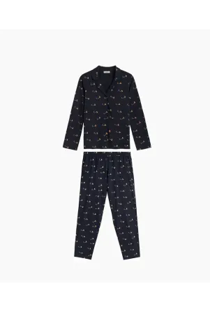 Женская пижама (длинные штаны, длинный рукав) 100% Хлопок Atlantic NLP-484 M Киев
