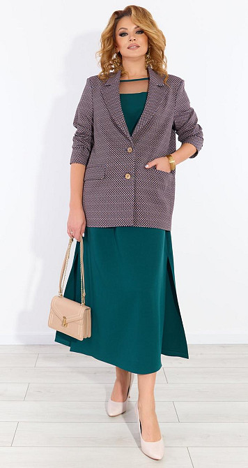 Стильний костюм із платтям (52) Київ - фото 3