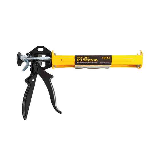 Пистолет для герметиков полуоткрытый усиленный 3 штока 225мм SIGMA (2723041) Киев