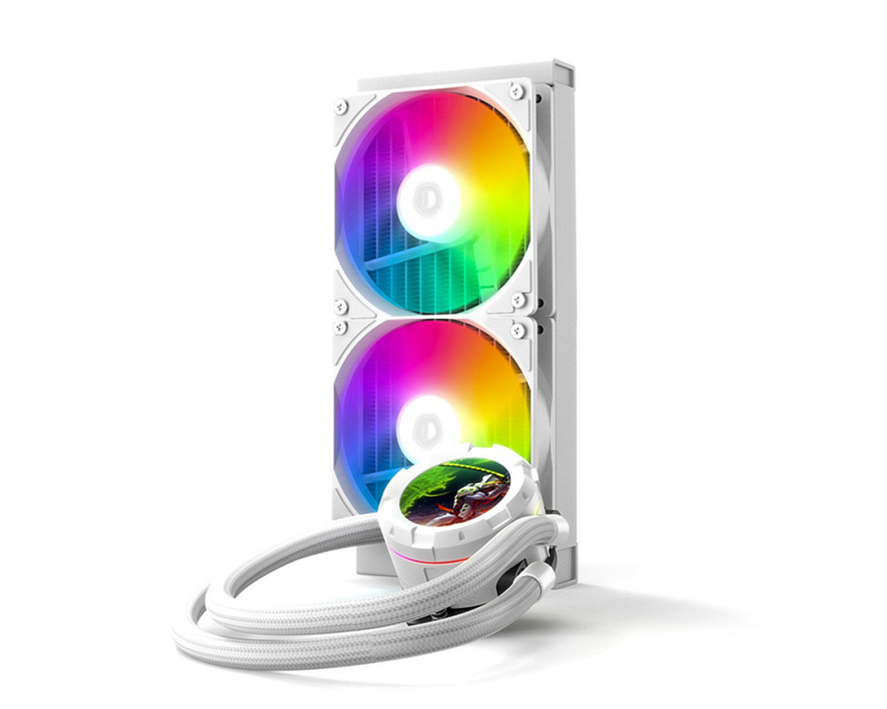 Система водяного охолодження ID-Cooling Space LCD SL240 XE White Білий Харьков - изображение 1
