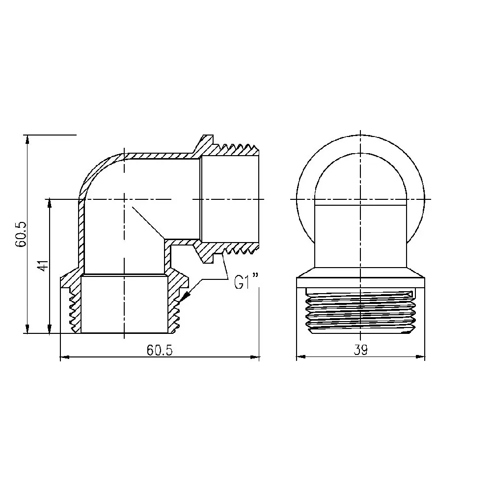 Куточок Thermo Alliance Forte 1" НН SF37325 Київ - фото 7