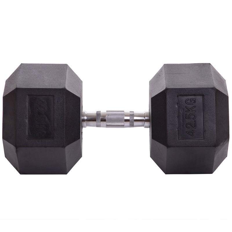 Гантель 42.5 кг суцільна шестигранна Zelart-2679-42_5 Київ - фото 3