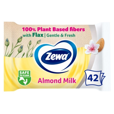 Туалетная бумага Zewa Almond Milk 42 шт (7322540796179) Винница - изображение 1
