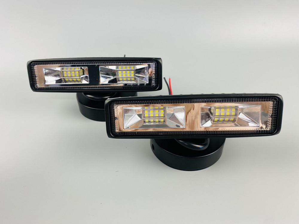 Фара LED прямокутна 18W, 8 led chip, широкий промінь, 10/30V 6000K Мукачево - фото 8