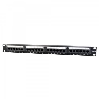 Патч-панель 19" 24xRJ-45 UTP cat.5е, 1U, тип 110 Cablexpert (NPP-C524CM-001) Вінниця - фото 1