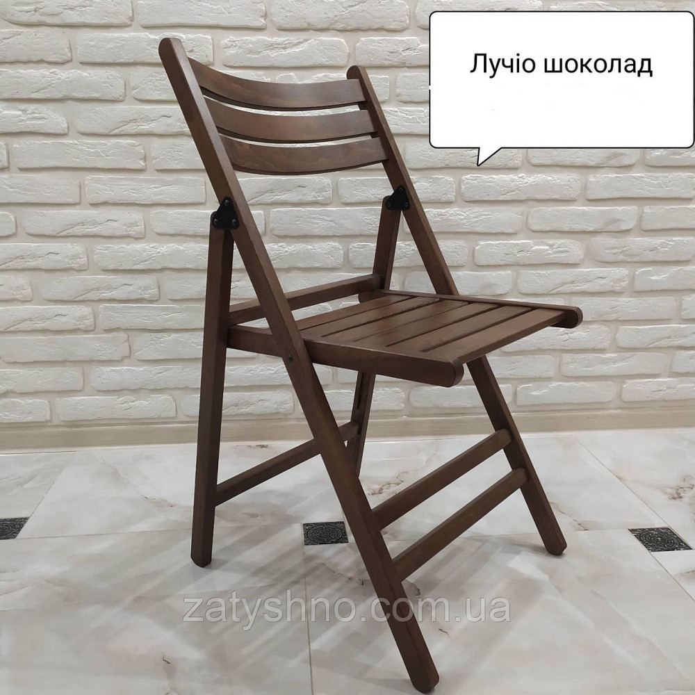 Стулья складные буковые коричневые Киев - изображение 3