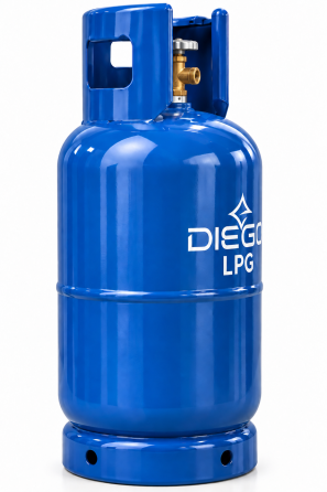 Газовий балон LPG 27л для пропану, бутану та пропан-бутану, сталевий DIEGO Київ